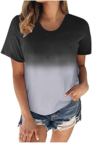 נשים עם חולצות שרוול קצר חולצה גרפית חולצה חולצה צוואר צווארון סתיו סתיו בגדי חולצה בקיץ טרנדי DZ