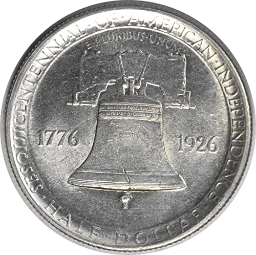 1926 P Squicentennial Silverative Silver Half לא מוסמך MS63