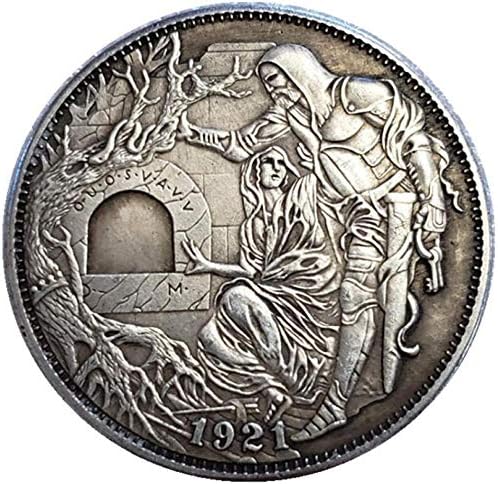 מטבע אתגר 1921 מטבע מטבע מצופה מכסף מטבע מורגן קופיקולציה מתנות אוסף מטבעות