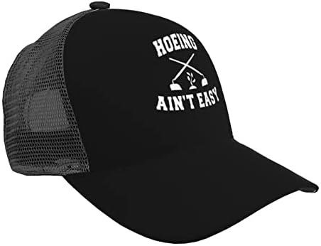עידור לא קל רשת כובע חיצוני פנאי מתכוונן מעוקל ברים בייסבול כובע יוניסקס שחור