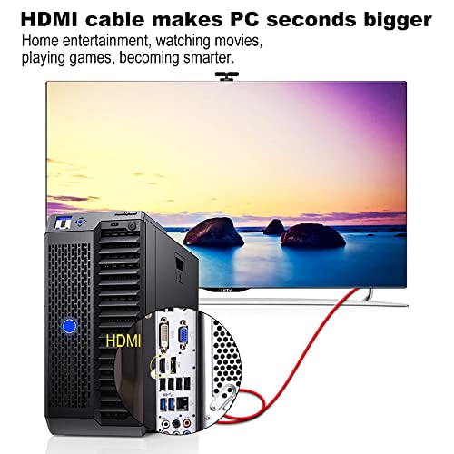 Mini HDMI ל- HDMI כבל, מצלמת מתאם HDMI במהירות גבוהה לצג טלוויזיה חוט HDMI תואם למצלמת קאנון, מצלמת וידיאו, טאבלט, מקרן ועוד