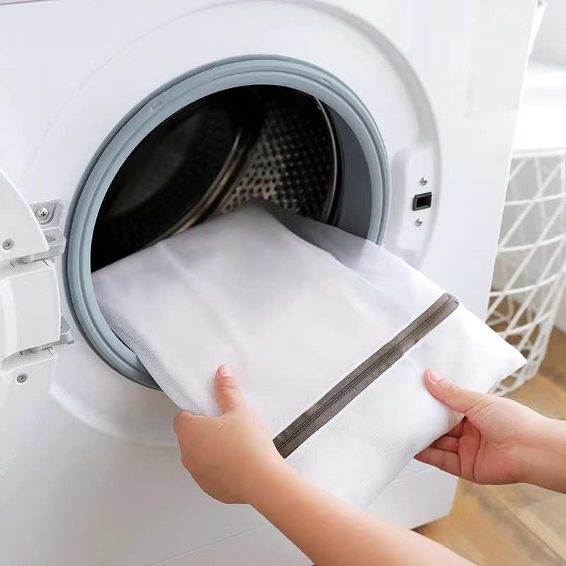 SEYNUR עמיד רשת שקיות כביסה - לשימוש חוזר שק הכביסה על הבגדים העדינים לשטוף את התיק על הלבשה תחתונה בגדי ג ' ינס מגבת גרב נסיעות（5pcs）