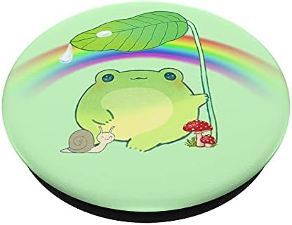 Kawaii חובב צפרדעים חמוד חובב קשת קוטגקורה אסתטית פופ -פופ -פופגריפ הניתן להחלפה