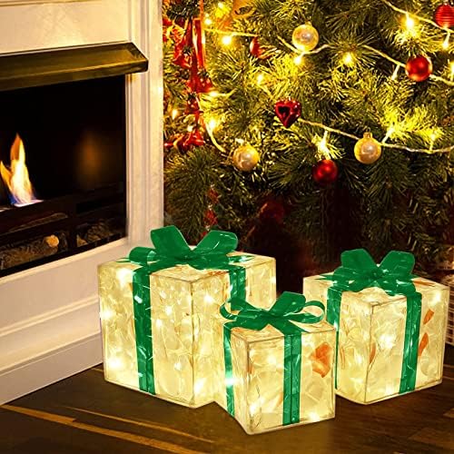 חברים מראים קישוט לחג המולד קישוט זוהר קישוט קופסא מתנה עם קשת קופסת תאורה לחג המולד קופסת תאורה תאורה חיצונית קופסת חג המולד קופסת מתנה